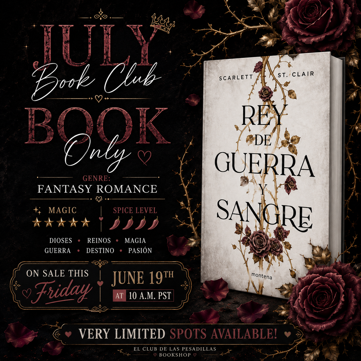 Julio- Book Club Book Only