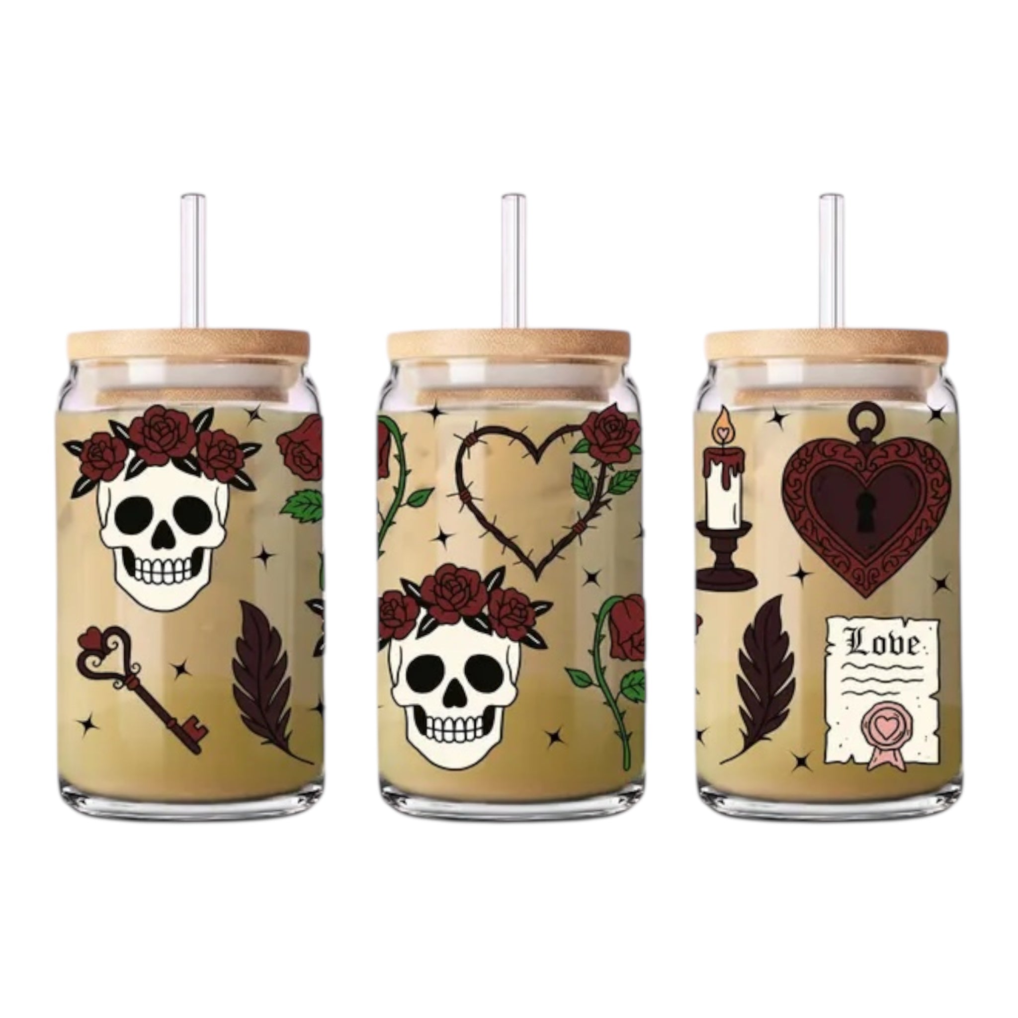 Bookish Glass Tumbler