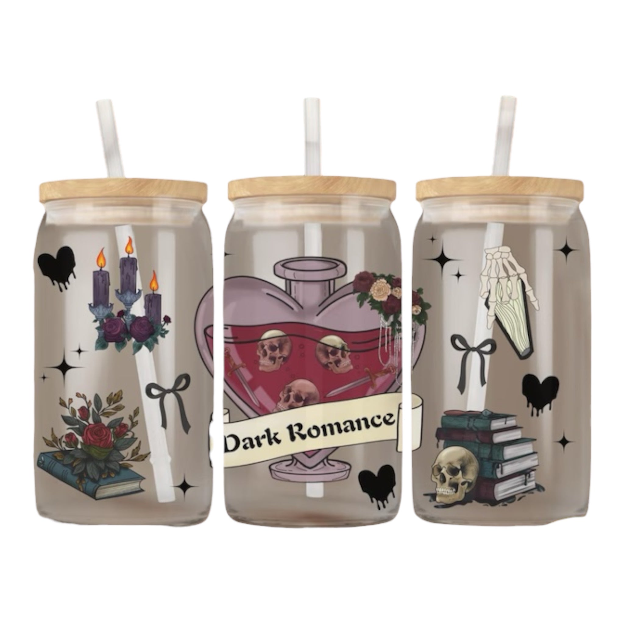 Bookish Glass Tumbler