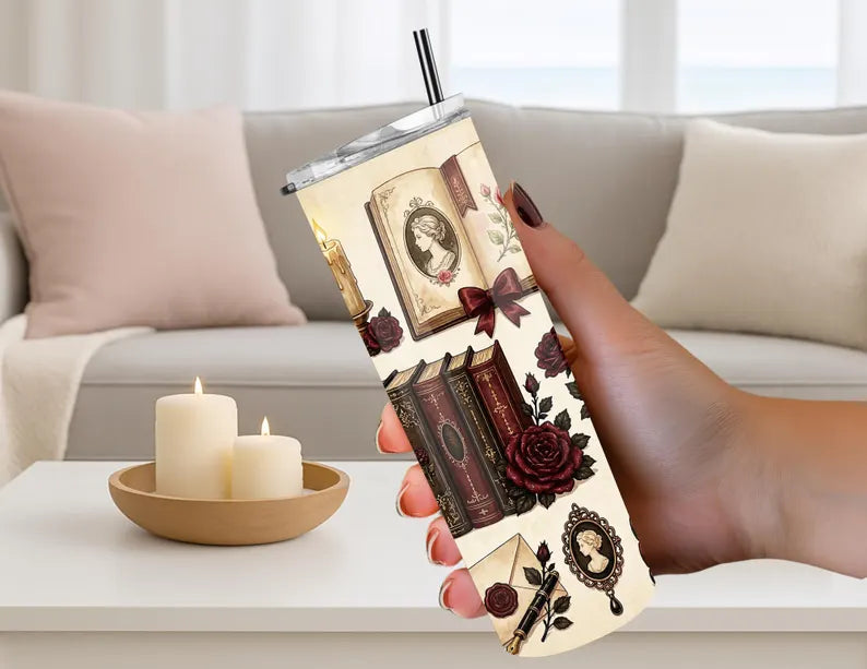Bookish Tumblers 20oz Book Theme